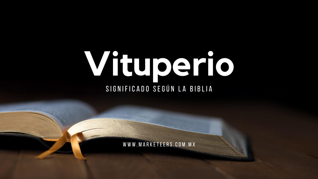 Vituperio significado bíblico