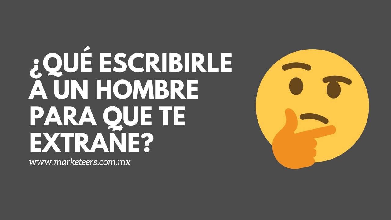 escribirle a un hombre